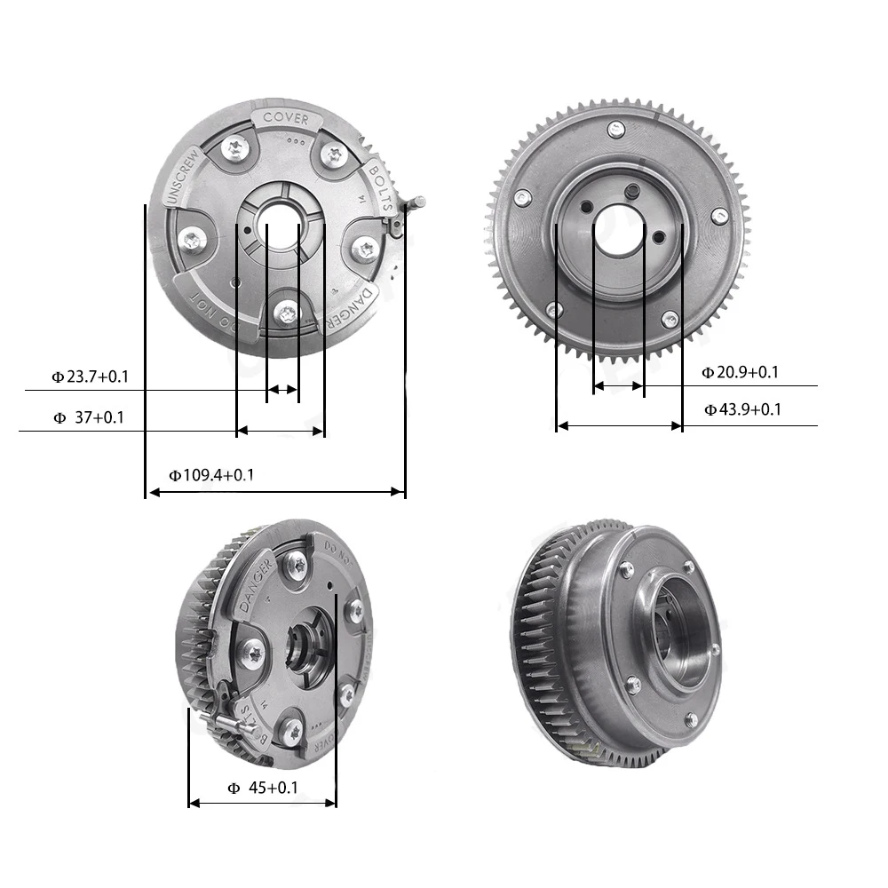 2720506847 Exhaust Camshaft Adjuster for Mercedes Benz W164 W203 W204 C230 250 350 CL550 R171 CLK350 W221