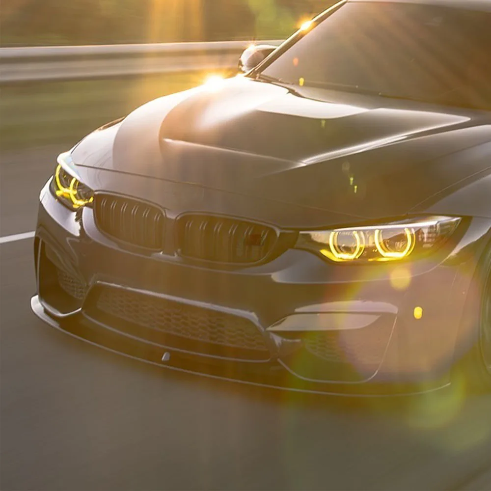 Lemon Yellow Chip For BMW F32 F33 F36 M3 M4 4 Series CSL Style DRL Gold LED Module F80 F82 F83 Angel Eye Daytime Running Lights