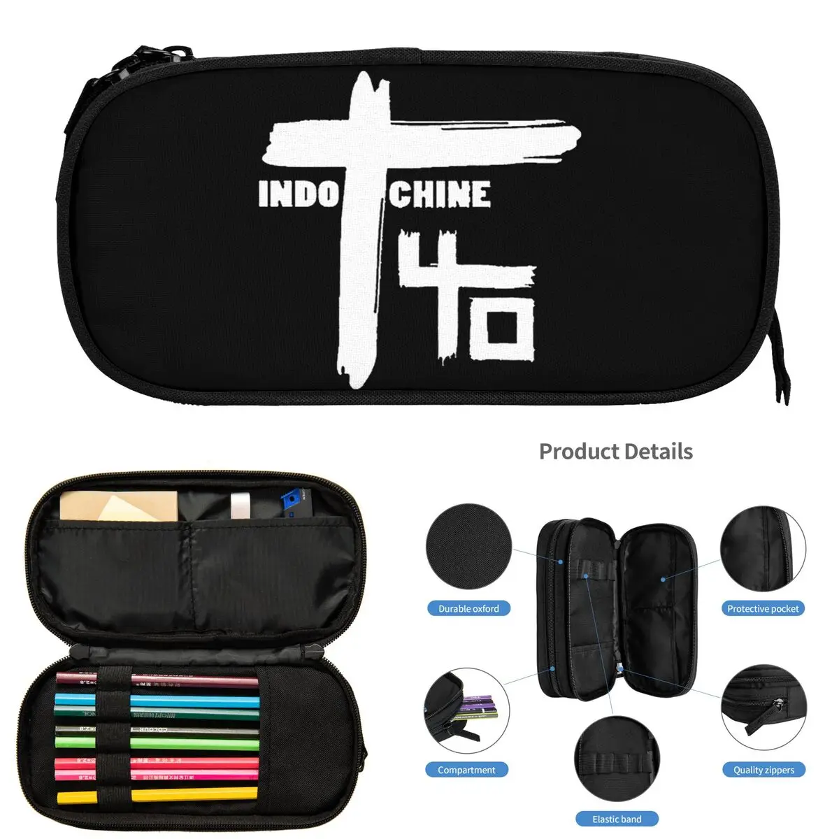 

Индокитайские пеналы для студентов, подарки, коробка для ручек, сумка-карандаш, большая вместительная сумка для карандашей, канцелярские принадлежности