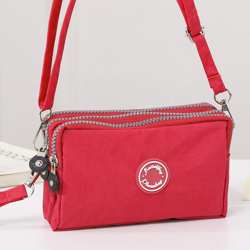 محفظة للعملات المعدنية بسحاب ثلاثي الطبقات، محفظة طويلة للسيدات، حافظة هاتف محمول متعددة الوظائف ذات سعة كبيرة، حقيبة مفاتيح صغيرة