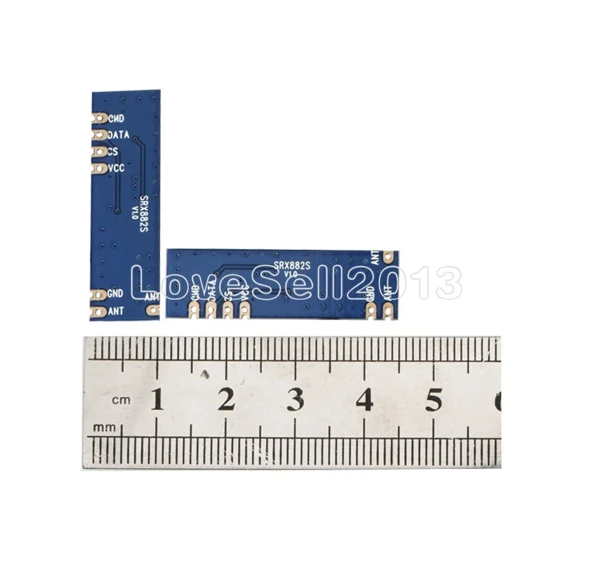 433MHz 100 Meters Wireless Module Kit ASK Transmitter STX882 + ASK Receiver SRX882 + 2Pcs Copper Spring Antenna