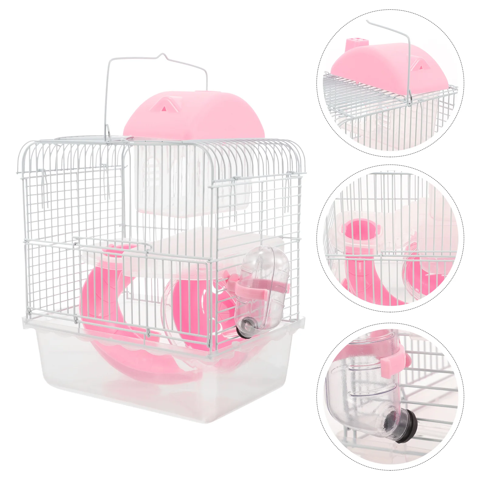 Hamster Castle Cage Pet Villa Guinea Pig Dwarf Toy Rat Chinchilla Large Double-layer Cages Mouse for Mice