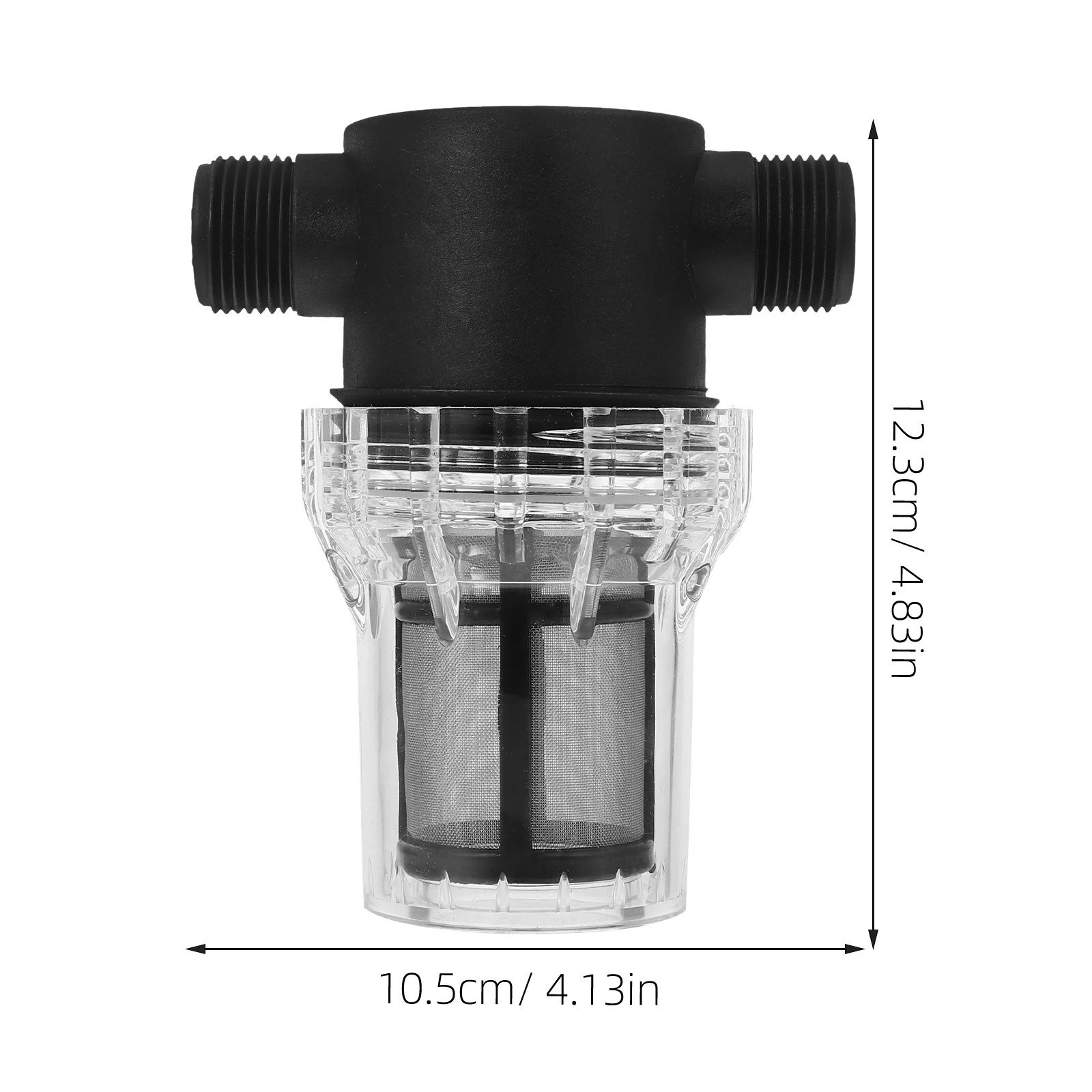 خط أنابيب تصفية المياه شاشة شبكية مضمنة لخرطوم الحديقة غسيل السيارات حوض السمك عالية الكفاءة مضخة مياه مصفاة تصفية #2