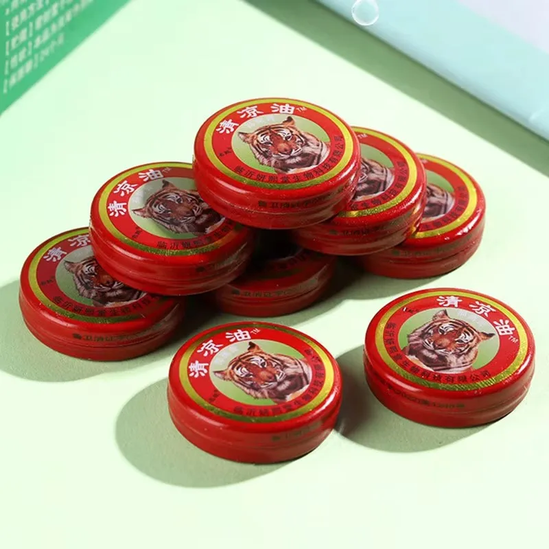 6/12/18/24/36pcs Natural Summer Cooling Tiger Balm Essential Oil Tiger Solid Balm Fragrance Cooling Oil Refresh And Invigorate