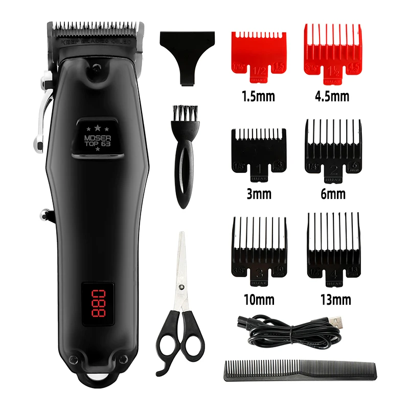 Original Adjustable Hair Clipper Professional Beard Hair Trimmer For Men Electric Hair Cut Machine Rechargeable Lithium Battery