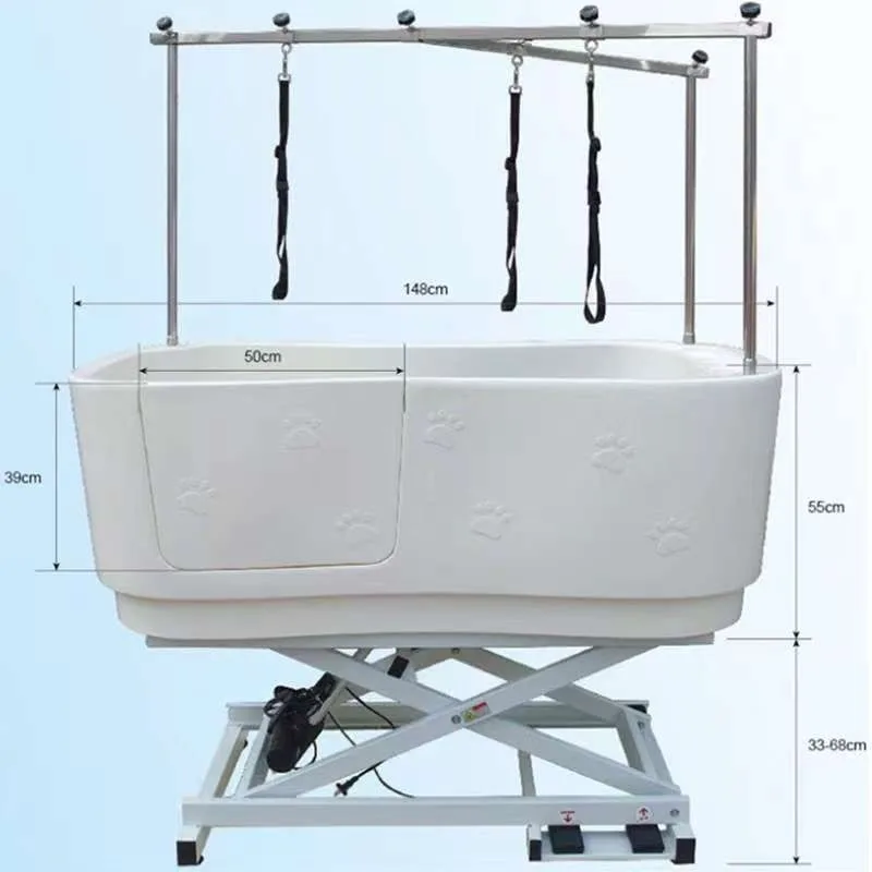 Pet electric lift bathtub, pet store large dog golden retriever  to wash dogs