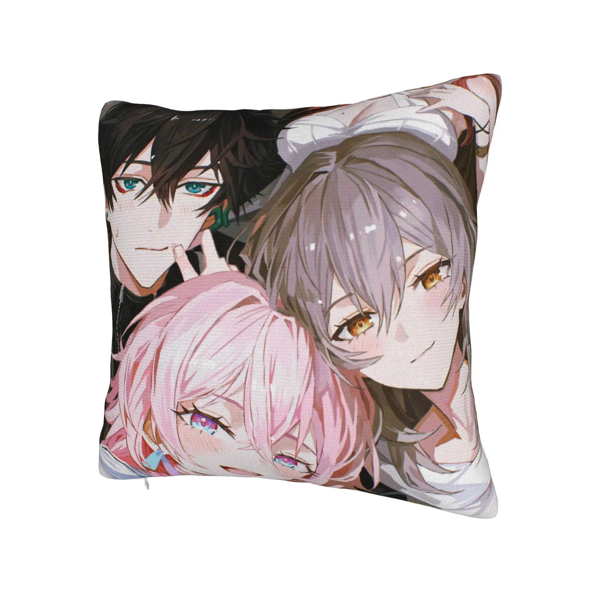 Decorative Pillow Cover Honkai Star Rail Merch Home  Throw Pillow Case Cover Zippered Multi-Size