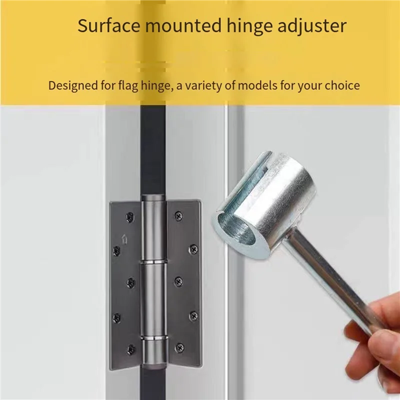 

ABGH-2X Solid Door Hinge Bender Tool Door Hinge Alignment Tool Commercial Door Hinge Knuckle Adjuster Hinge Adjustment Wrench