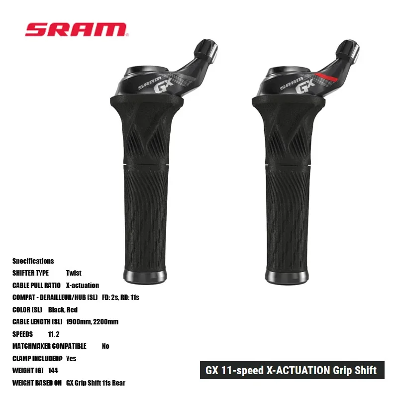 

SRAM GX 11-скоростной фонарь с рукояткой 11SP, левый и правый захват 1x 11-скоростной переключатель в наличии