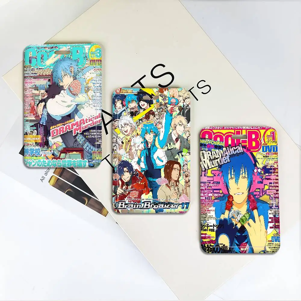 

Держатель для пропуска/карты в стиле аниме D-DRAMAtical Murder, бейдж-держатель, студенческий держатель для карт, шейный ремешок для подарка