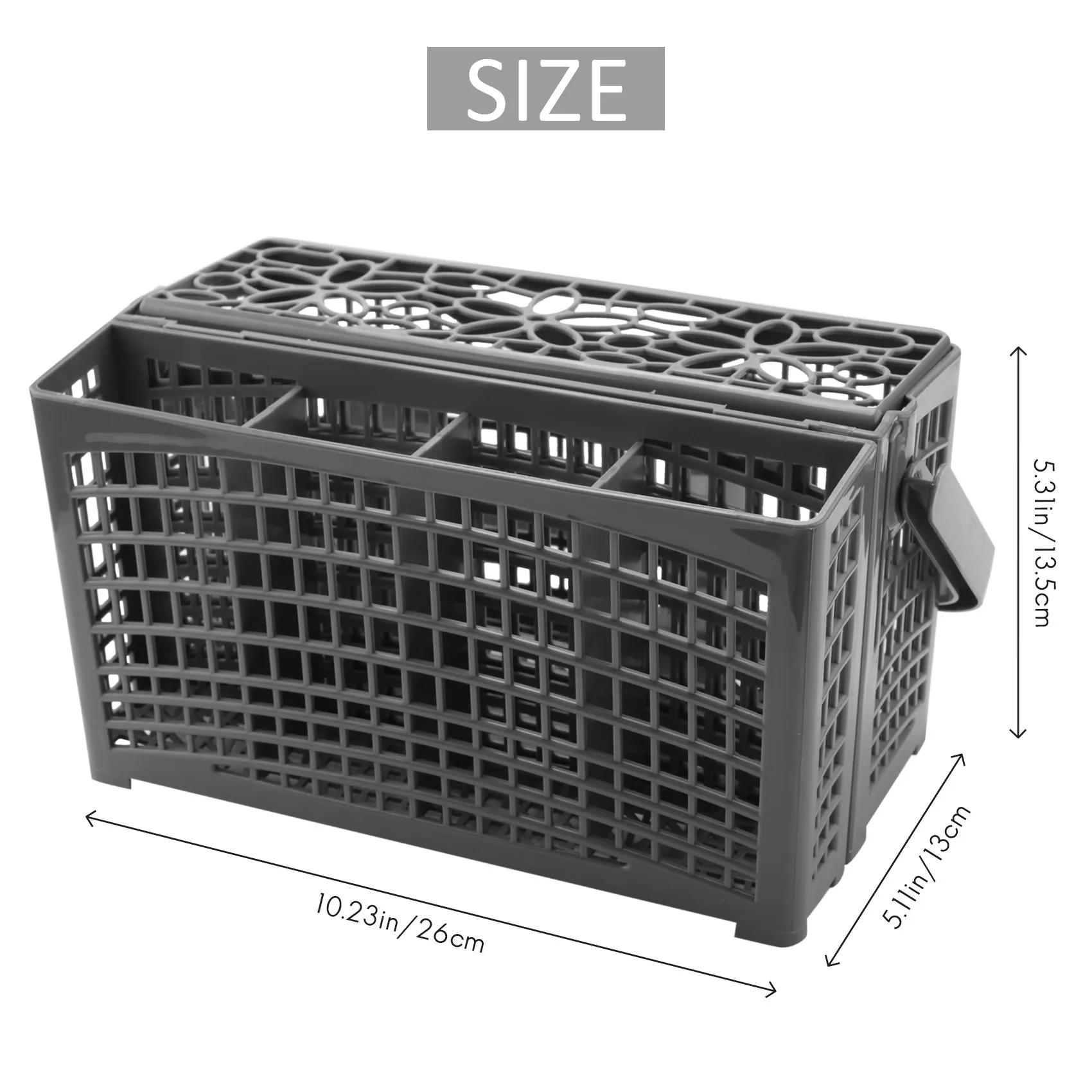 M14K1PC Universal Cutlery Dishwasher Basket for Bosch/Maytag/Kenmore/Whirlpool/LG/Samsung/Kitchenaid Dishwasher Replacement