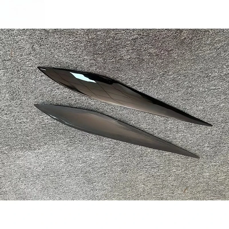 For Suzuki Swift ZC33S 2018-2024 Black Topcoat Headlight Eyebrow Cover Pair Eyelid Headlamp Eyebrow Strip Trim Accessories