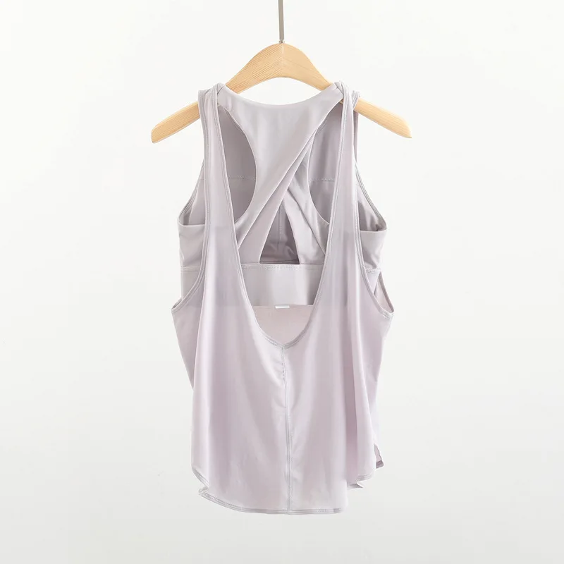 Chemise de sport serrée pour femme avec dos glacé, haut de fitness, vêtements de yoga, chemises de course, chemisier Pilates, entraînement de gym, barre de beauté