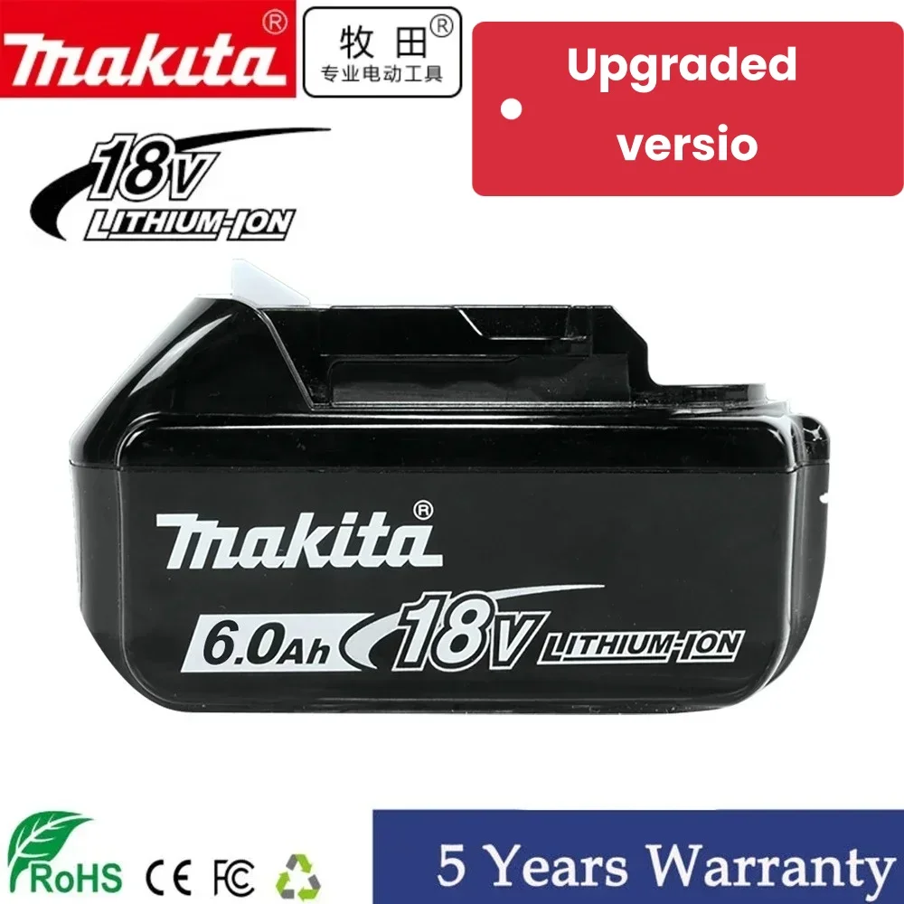 

Makita 18V Battery Upgrade: Original BL1830B BL1850B BL1850 BL1840 BL1860 BL1815 Replacement Lithium Battery Packs 6Ah/5Ah/3Ah