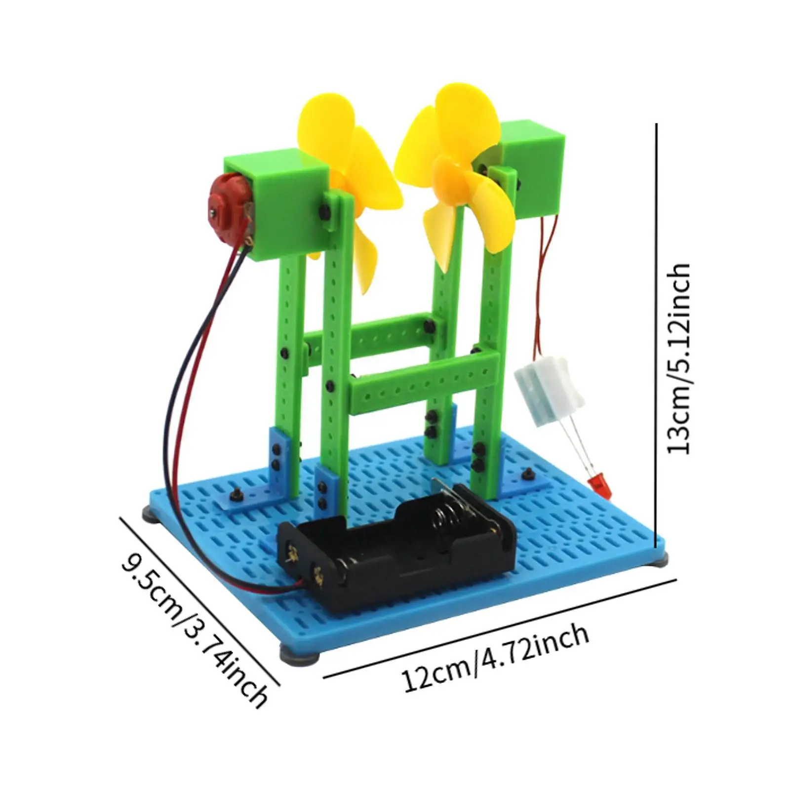 Windenergie-modelsets Kleine productie Wetenschapsexperiment voor thuis DIY-cadeau