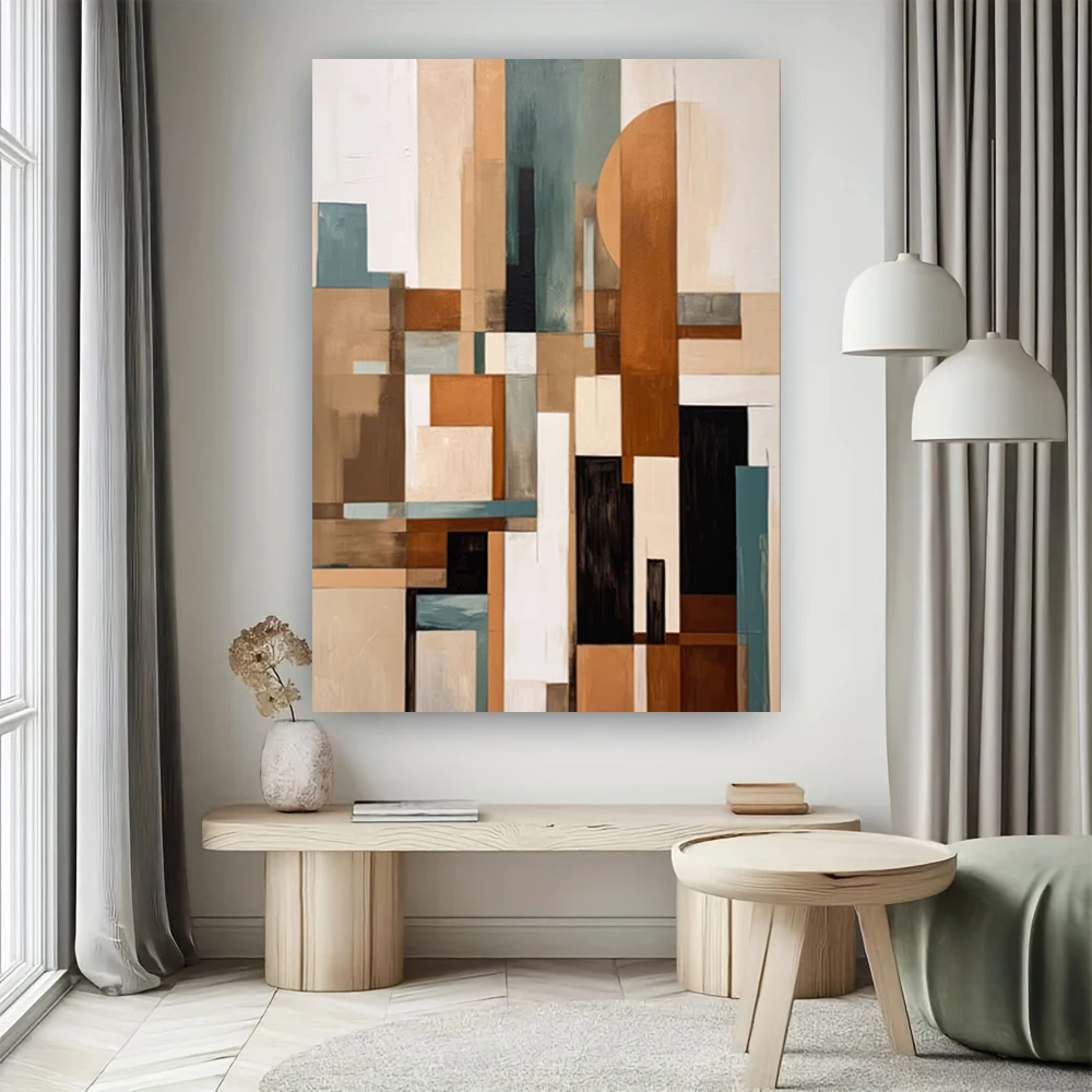 

100% Hand-Painted Abstract Oil Painting Blue Texture Canvas Paint Photo Panel Trim On The Wall Art Picture Room Mural Home Decor