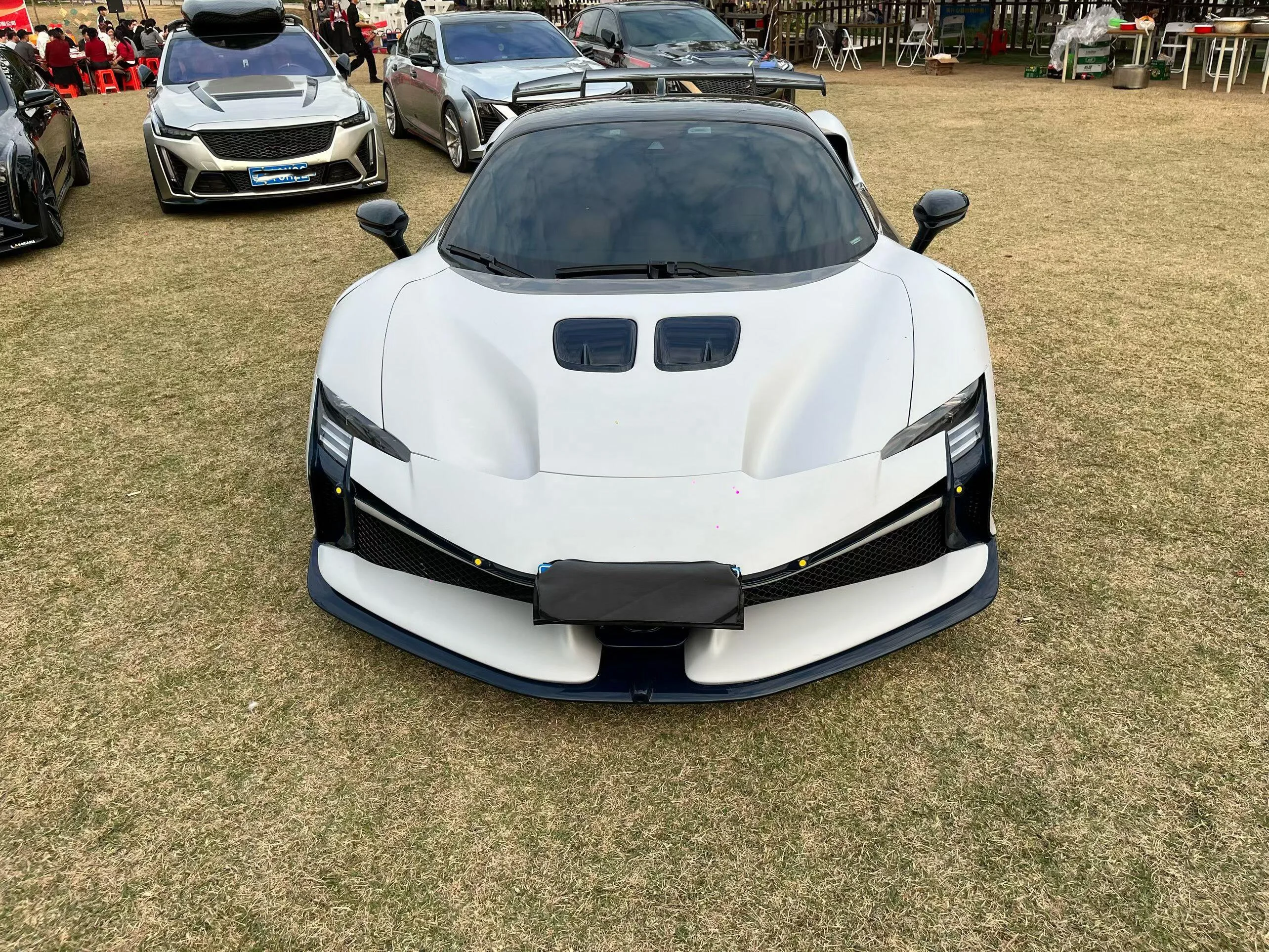 Complete OEM Facelift Conversion & Custom BuildCar Parts For SF90 Upade To SF90 XX Dry Carbon Fiber Front Rear Bumper Hood Cove