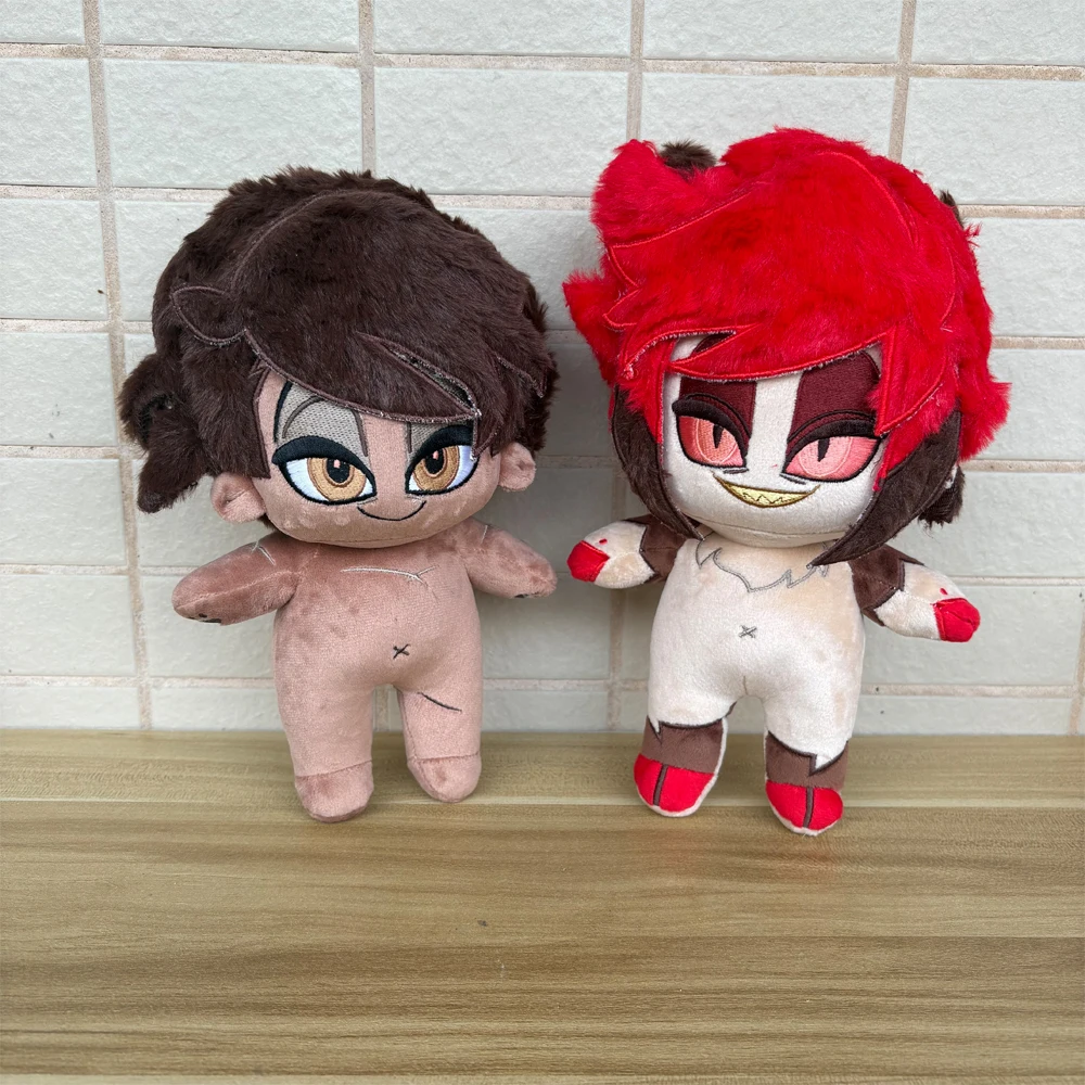 

Плюшевая игрушка Аластор из аниме «Отель Хазбин» (22 см), милый персонаж с большими глазами, в стиле «до рождения или после рождения», декоративная кукла-плюш для отеля