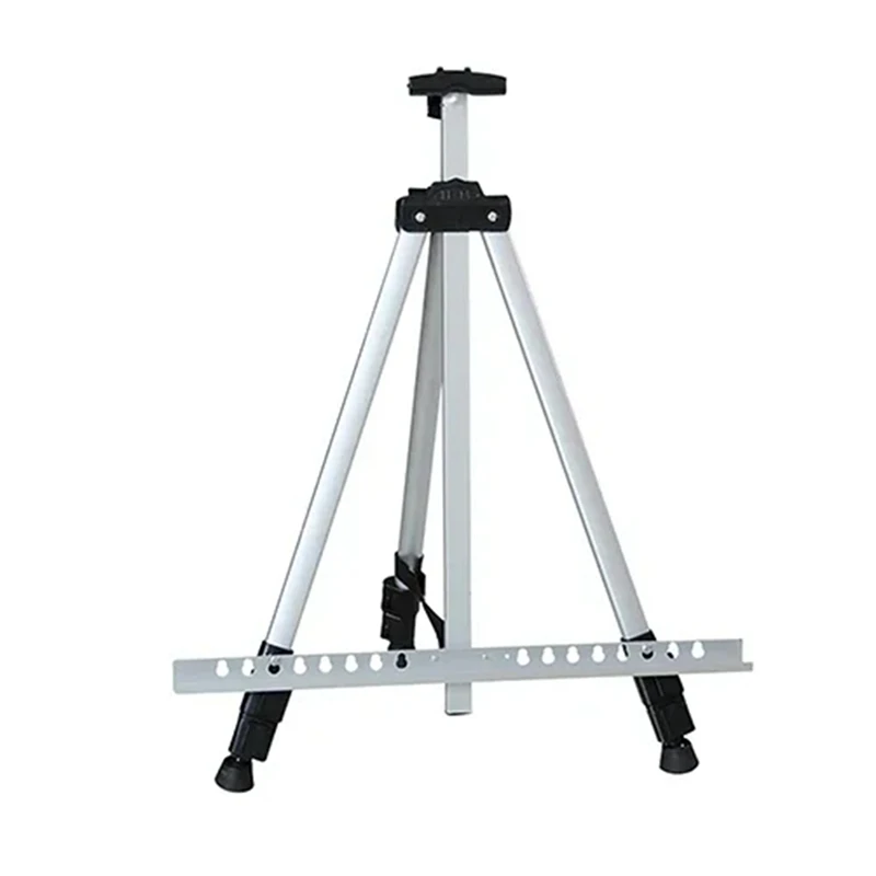 

1.6M Tripod Display Rack Travel Painting Easel Telescopic Folding Portable Shelf For Outdoor Travelling Decoration Easy To Use B