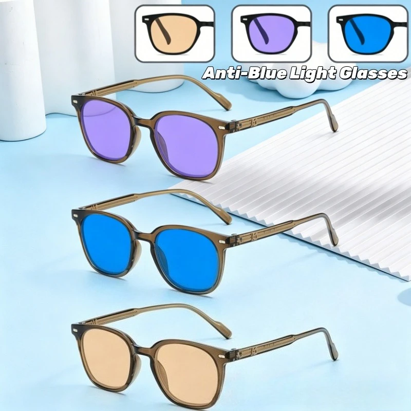 

New Fashionable Eye Protection Anti-blue Light Glasses for Men Women High Definition Mobile Phone and Computer Eyeglasses