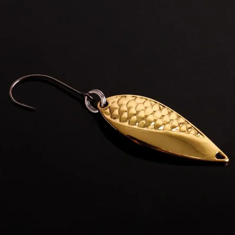 New 1pcs Lure Spoon Fishing Lures Pesca Wobblers Spinner Baits Shads Sequin Metal jigging For Carp Fishing Topwater Isca Bass image 4