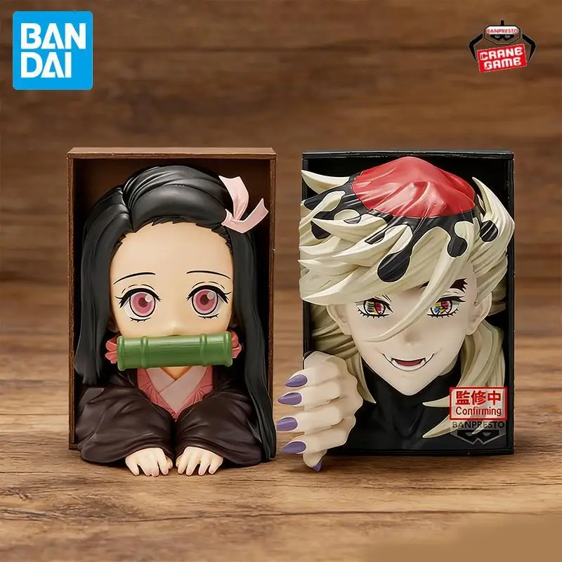 

BANDAI BANPRESTO Original Genuine Demon Slayer HYOKOFIG Douma Kamado Nezuko Bookshelf Collection Anime Action Figures Kids Toys