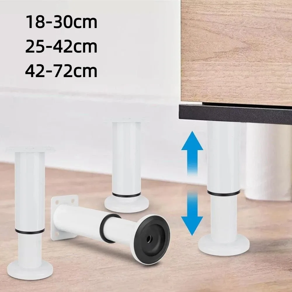 Adjustable Height Furniture Support Legs Heavy-Duty Replacement Legs Telescopic Bearing Bracket Load-Bearing Floor Protector