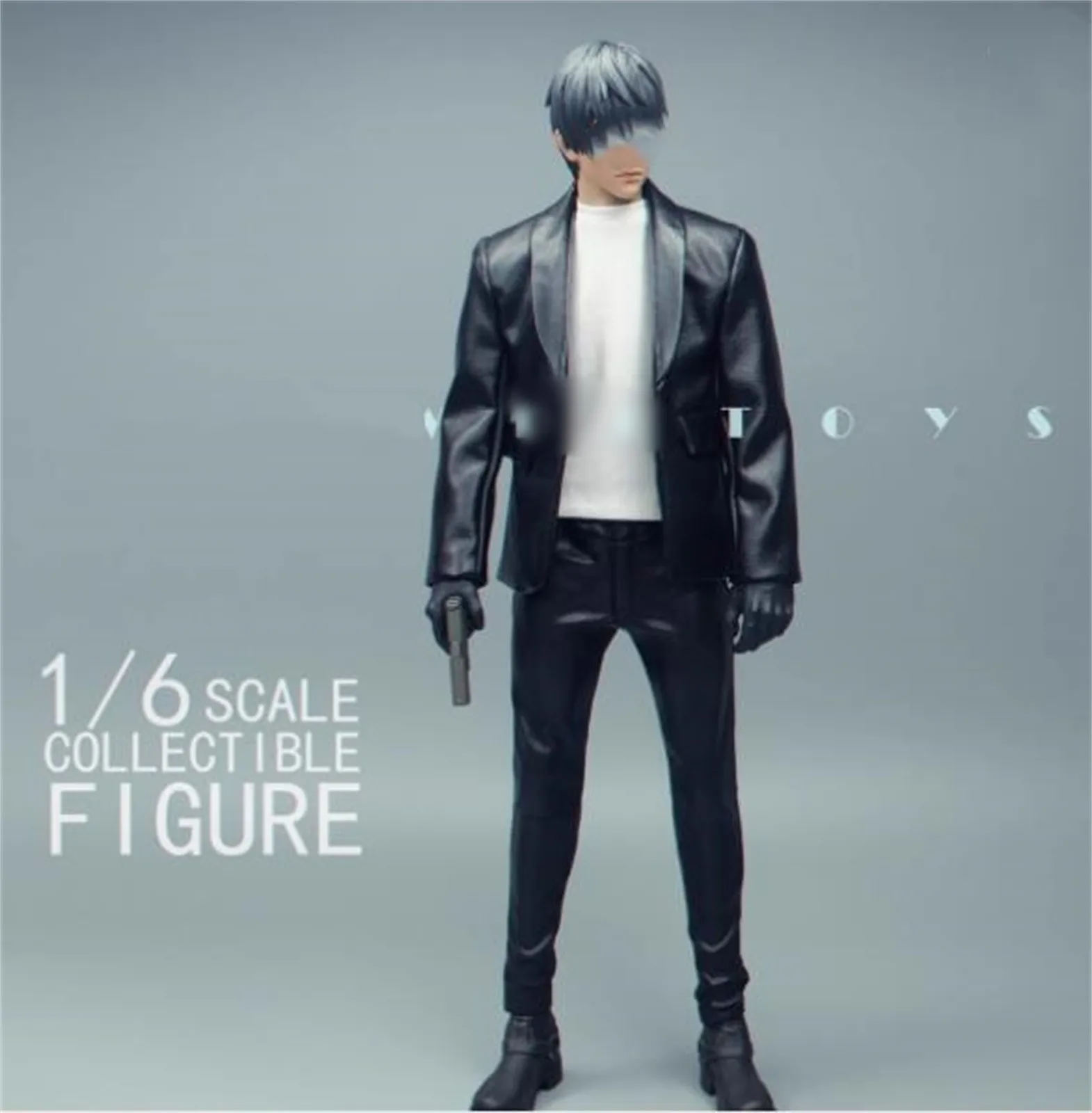 

1/6 Scale Male Pu Leather Coat Jacket Model Toys For 12 Inch Action Figure suit Model Toys