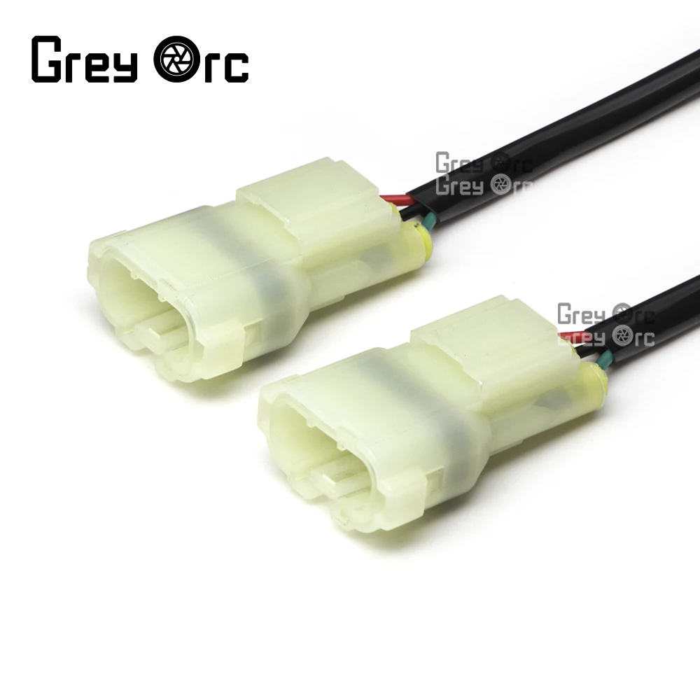 VTEC 3 Pin Plug Turn Signal Connector Adapter Line Taillight Indicators Wire Plugs For Honda Motorcycle Accessories