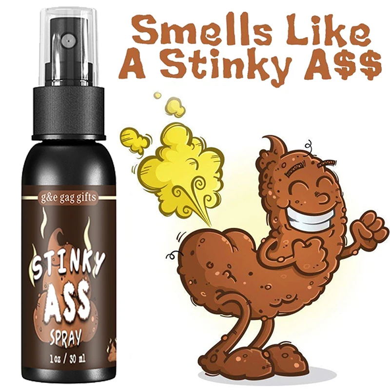 30ML Prank novità giocattolo Gag Joke Liquid scoreggia Spray può puzzare Bomb Stinky Gas Ass-giocattoli maleodoranti grandi regali per bambini adulti