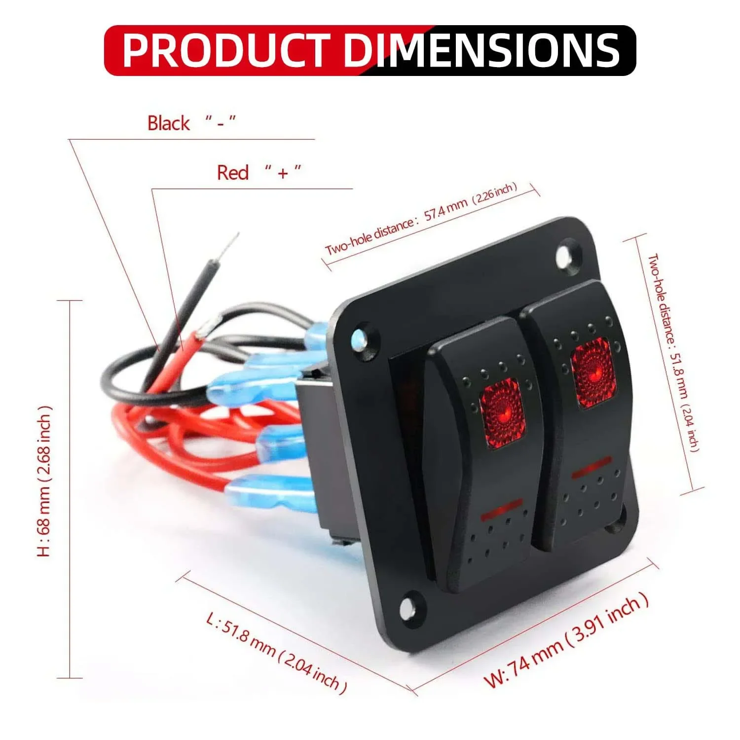 2-position Joystick Switch Panel