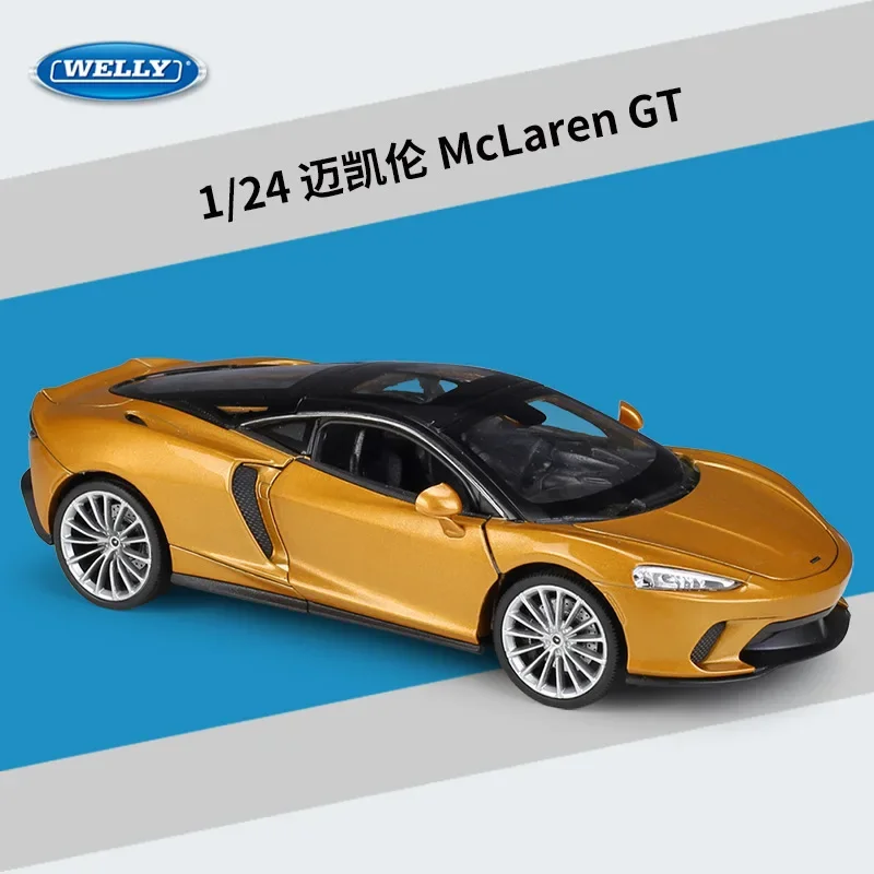 

Модель автомобиля из литого под давлением сплава WELLY 1:24 GT, детские игрушки и подарки