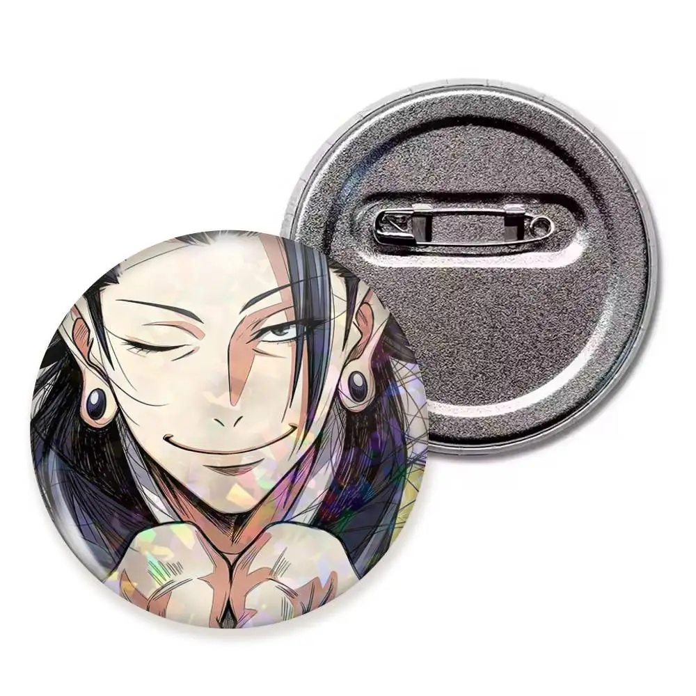 S-uguru G-eto Art Badges Button Round Creative Pin Brooch Badge Bag Decor Accessories Fans Collect Friends Gifts