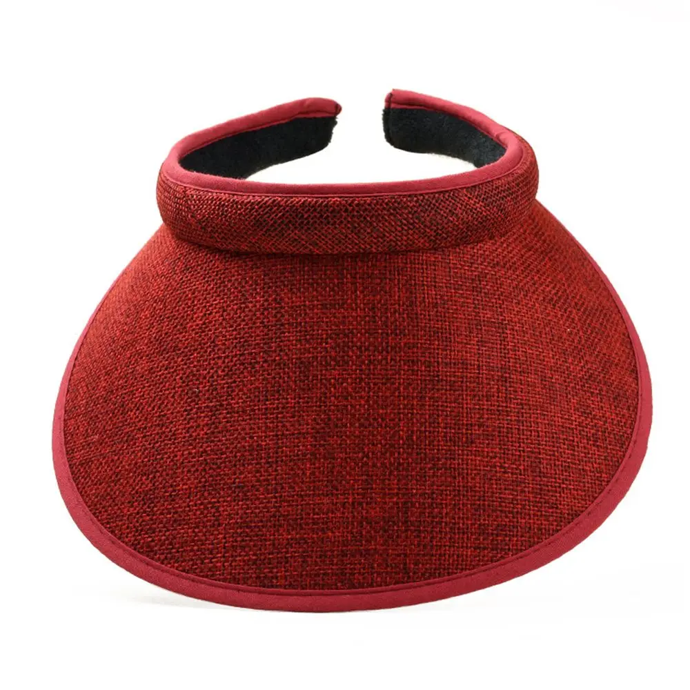 New Women's Fashion Suncap Foldable Portable Beach Hats Sun Hat Straw Cap Visor Hat