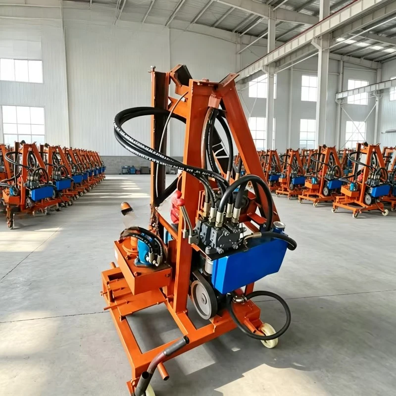 Mini Water Well Drilling Rig 80m with  Engine for Garden and Small Farm Use