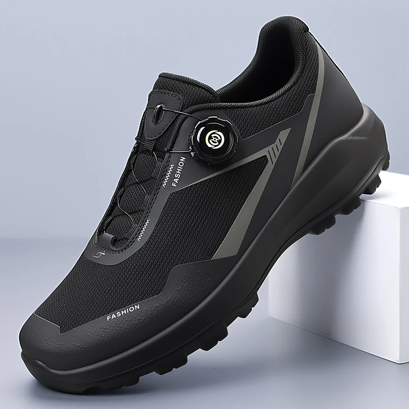 

New Summer Men's Shoes Breathable Comfortable Fashion Urban Outdoor Travel Casual Rotating Buckle Climbing Shoes Running Shoes