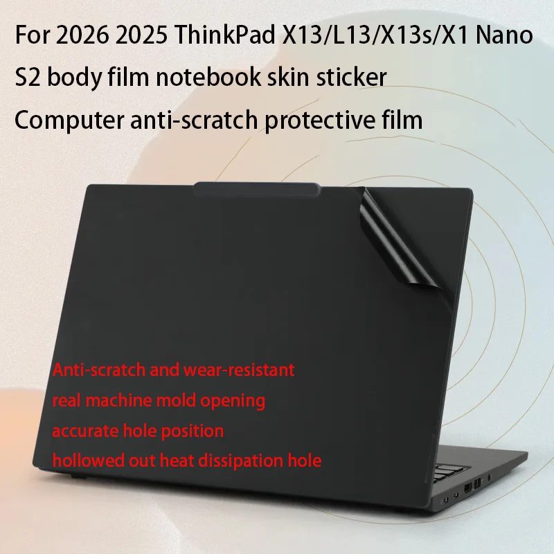 For 2026 ThinkPad X13 Gen7/6/5 body film L13/X13s Gen1 notebook skin sticker X1 Nano gen3/2 vinyl protective film S2 Gen10/9/8/7