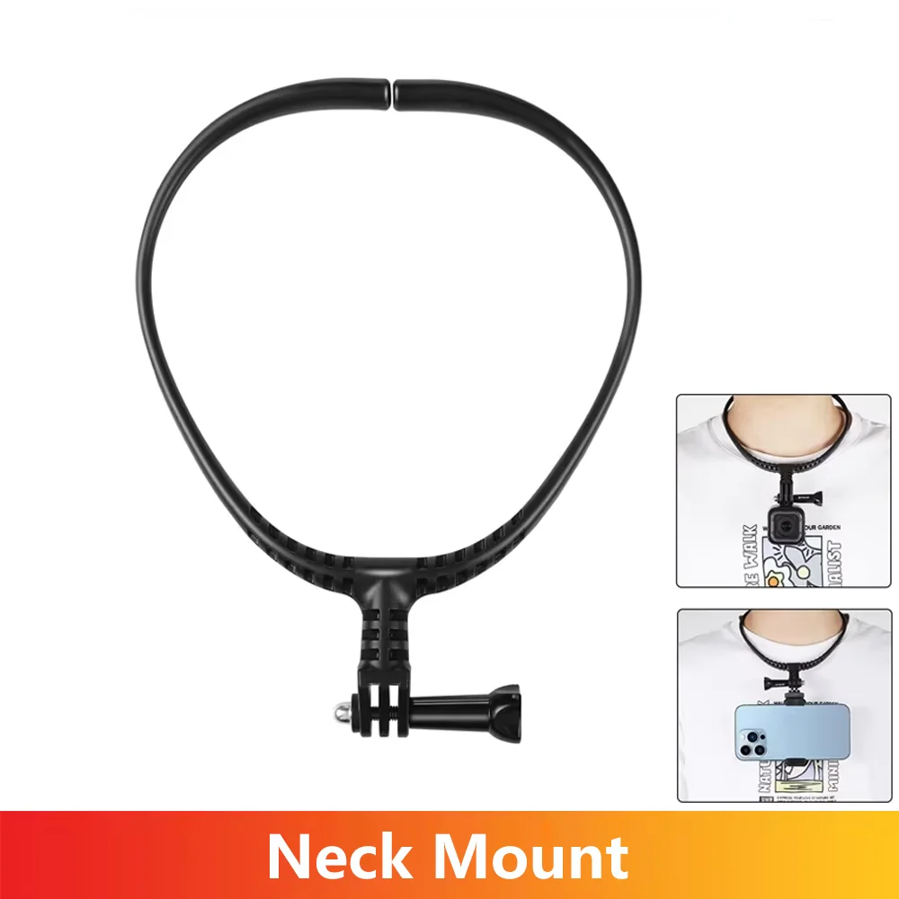 AliExpress EXSKOF Neck Mount Adjustable Mount Cycling Photography Holder For GoPro Hero 13 12 11 10 9 SJ4000 AKASO insta360 DJI Osmo Action Camera
