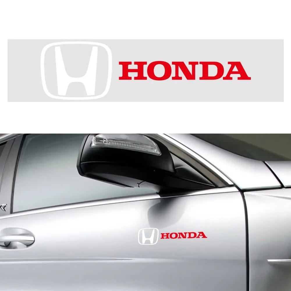 Car Body Window Trunk Decoration Stickers Auto Accessories For Honda Civic Accord Fit Crv Hrv Jazz City CR-Z Element Insight MDX view 3