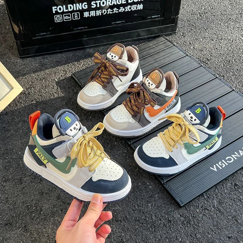 

Baby Kid's Spring Autumn New Small White Shoes Tenis Sneakers Children Soft Sole Anti Slip Sneaker Toddler Casual Sport Shoes