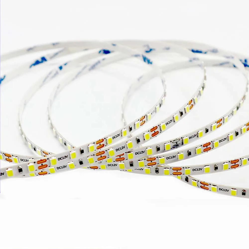 12/24V  LED Strip Lights 2835 120LEDs/m 4mm 5mm Narrow Width LED Strip Light  Flexible LED Tape Ribbon Lamp