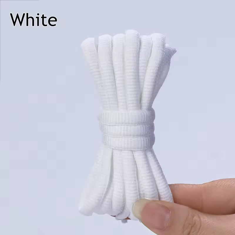 1Pair Oval Shoe Laces Half Round Athletic Shoelaces for Running Sneakers Laces Shoes Strings Durable without Fading Shoelace - Image 15