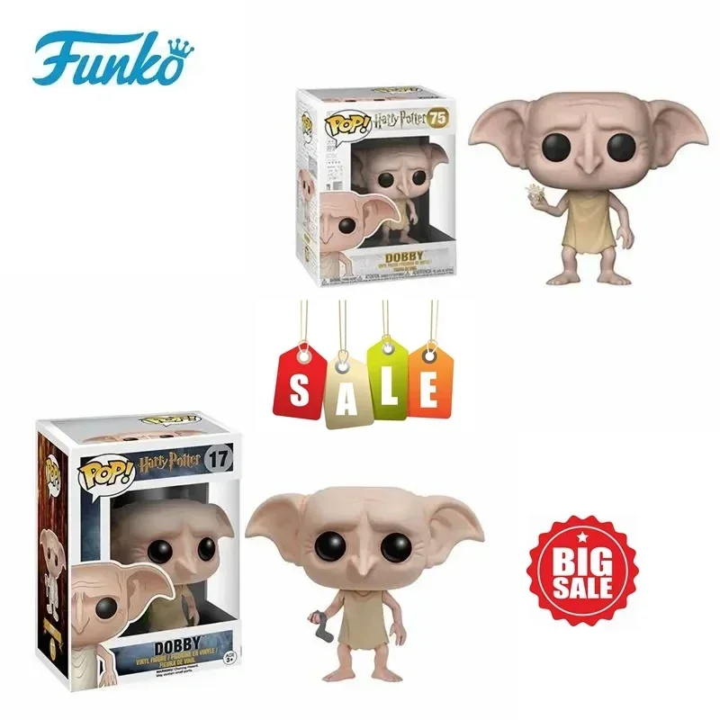 Rock-bottom Price FUNKO POP Harried Potters DOBBY 17# 75# Model Toy Collection Collection Vinyl Figure Toys Birthday Gifts