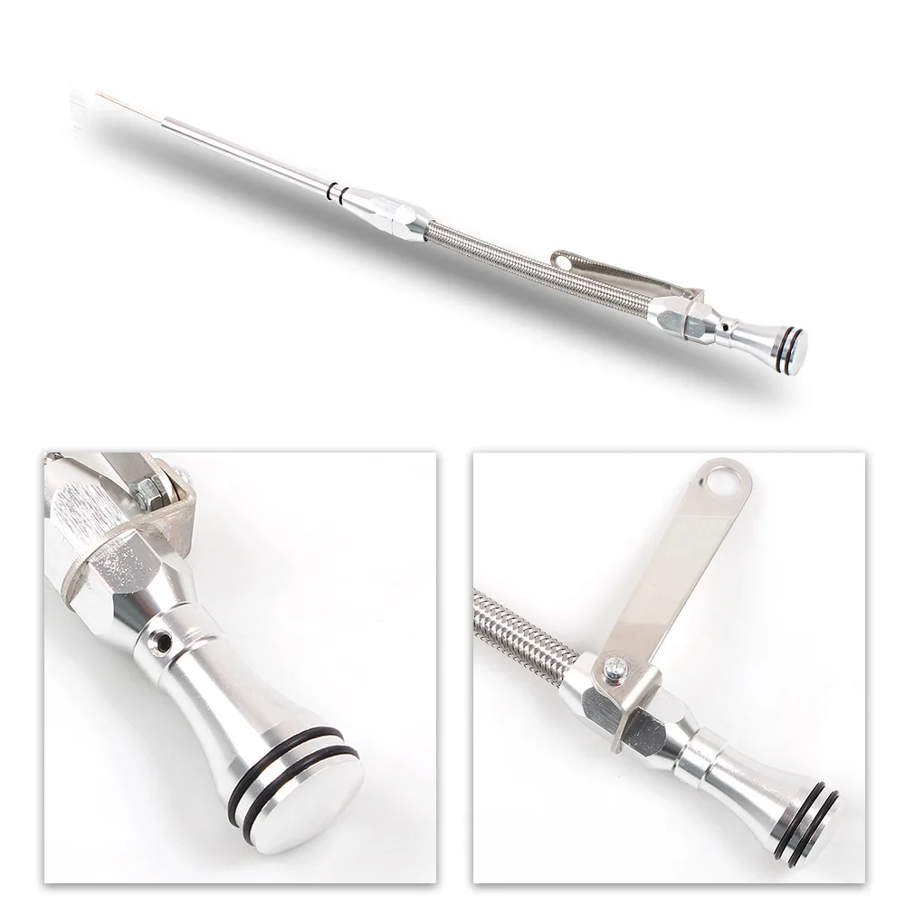 مقياس زيت من الفولاذ المقاوم للصدأ لاستبدال المحرك تشيفي SBC 305 327 350 383 #2