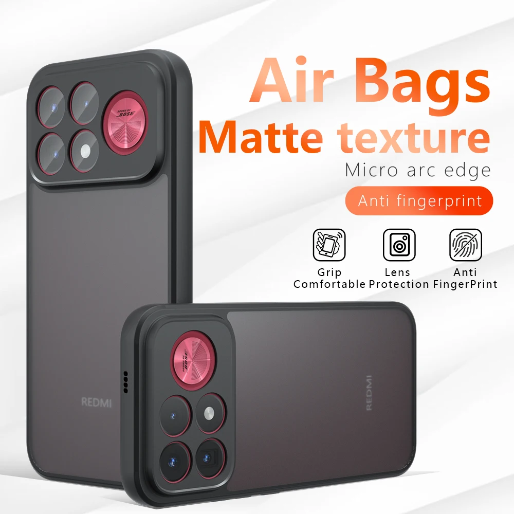 Skin Sensation Airbag Anti Drop Case Cover for Redmi K100 Pro Max Mircropyle Back Case Cover Redmi K100 Pro Fundas Redmi K90