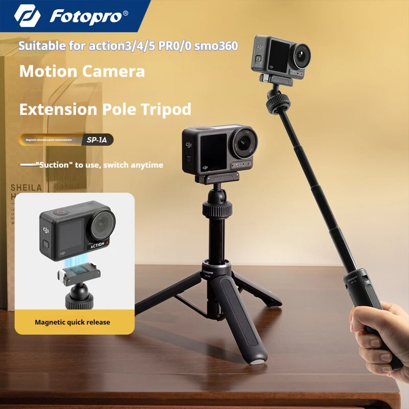 Fotopro SP-1A Magnetic Mount for Action Cameras – Compatible