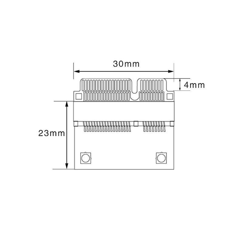 Tarjeta de protección MiniPCIe para Notebook, tarjeta adaptadora de protección MSATA, protección Nic msassd de 4,0mm, 5,6mm y 8,5mm
