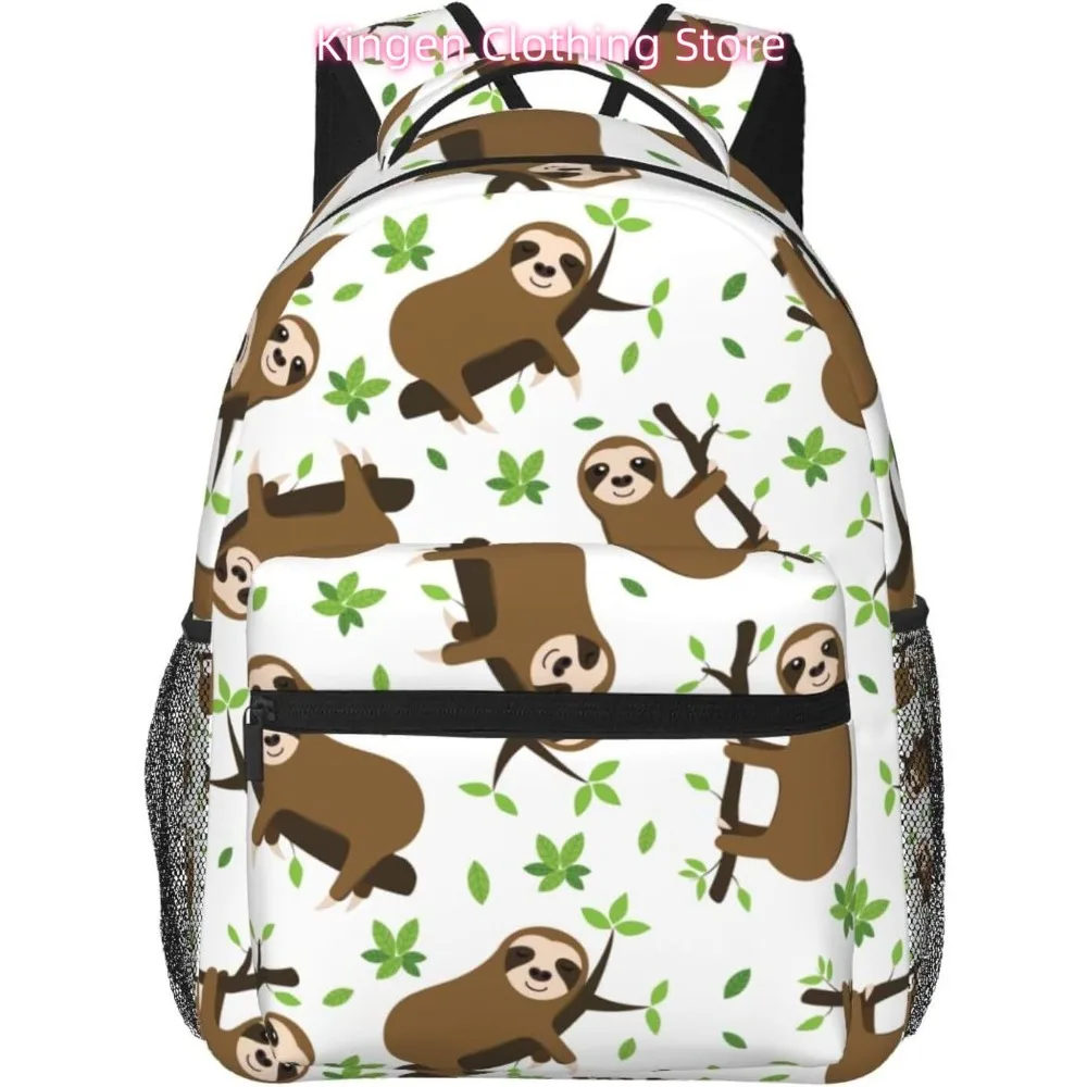 Cute Funny Sloths Lightweight Laptop Backpack Lightweight Multipurpose Travel Casual Daypack Unisex College Backapcks for Men Wo