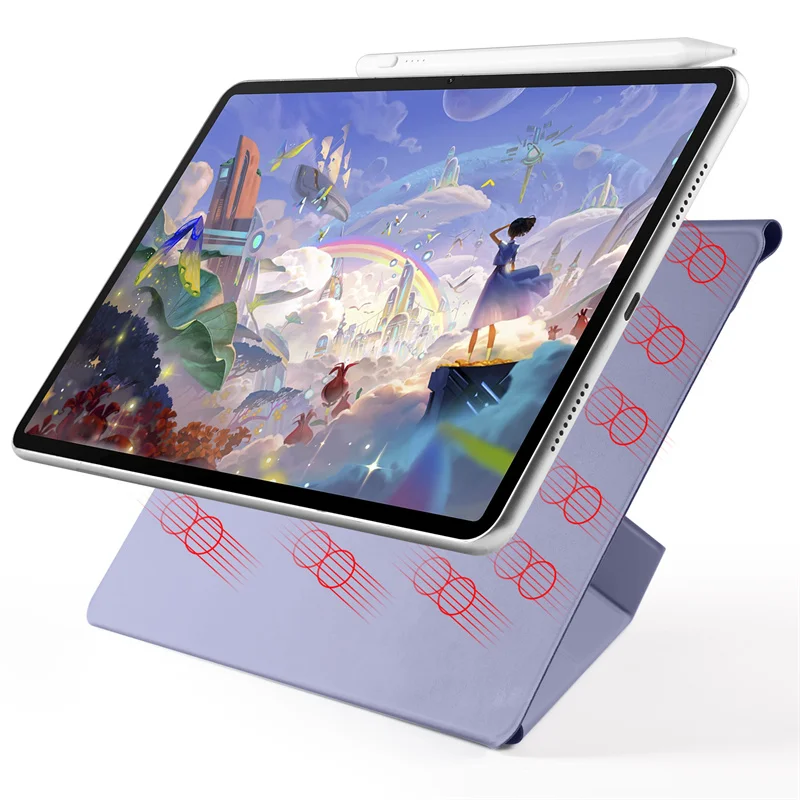 

Чехол для Samsung Tab S10 FE SM-X520 X526B, тонкий магнитный защитный чехол для планшета Funda для Galaxy Tab S10 FE S9 FE 10,9 дюйма