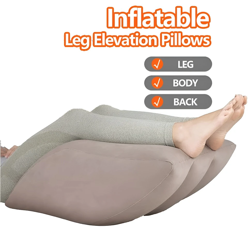 

Inflatable Leg Elevation Pillow Portable Wedge Pillow Legs With Storage Bag Versatile Leg Pillows Elevation Blood Circulation